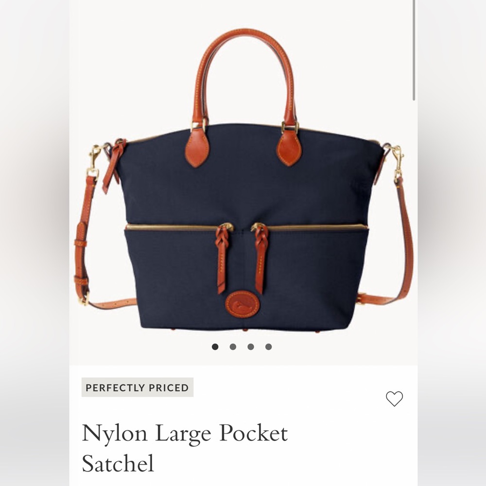 Nylon Large Pocket Satchel